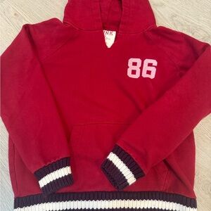 VS Pink Red Hoodie Sweater